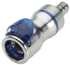 LQ6 Series Chrome Plated Brass Connectors for Liquid Cooling -- 62363 - Image