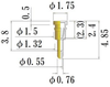 Small Size Socket Pin - JS0041-1-GG-856 - JC Cherry, Inc.