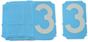 Brady Bradyglo Number Label - Printed Msg = 3 - 6002-3 - 754473-84017 - R. S. Hughes Company, Inc.