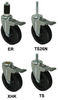 Stem - Swivel Caster with Total Locking Brake - Model 3A - 3APB4X-ML - Caster City, Inc.