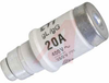 Fuse;Neozed;Slow Blow;20A;Sz D02;Class gL/gG;Dims 0.43x1.42