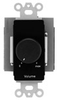 Attenuator-200W, 70V/25V, Rackmount/Decora, Black - 200LVC-RMDB - Visual Sound, Inc.