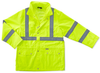 Ergodyne Glowear 8365 High-Visibility Lime 2XL Polyester Rain Jacket - Fits 46 to 50 in Chest - 720476-24326 - 720476-24326 - R. S. Hughes Company, Inc.