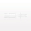 Straight Reducer Connector, Barbed, Natural - 61223 - Qosina Corp.