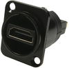 Hdmi Adapter, Rcpt-Rcpt, Panel, Black; Audio Video Connector A Cliff Electronic Components - 17AC6633 - Newark, An Avnet Company