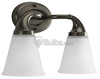 Two-Light Wall Bracket Light Fixture - P2759-74 - bulbs.com