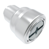 Captive Screw, 1/4-20 Thread, Flare-in, Phillips/Slot Combination, Smooth Black Knob - 47-10-688-51 - Southco