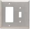 Combination Wall Plate, 1 Toggle Switch & 1 Decorator -- SSJ126 - Image