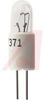 Lamp; Incandescent, T-1 3/4 Bi-Pin, 12 V; 0.04 A; 10000 hrs; 0.12 MSCP; - 70152611 - Allied Electronics, Inc.