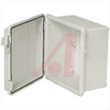 Enclosure; ABS/PC Blended Plastic; Polyurethane Gasket; Light Gray; NEMA1,2,4,4X - 70148561 - Allied Electronics, Inc.