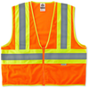 Ergodyne Glowear 8230Z High-Visibility Orange Small/Medium Polyester Mesh High-Visibility & Reflective Vest - 1 Pockets - Fits 36 to 44 in Chest - 720476-21313 - 720476-21313 - R. S. Hughes Company, Inc.