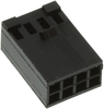 Wire-Board Connector Receptacle, 8 Position, 2.54Mm; Product Range Amp - Te Connectivity - 90F4361 - Newark, An Avnet Company