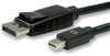 Cable, Mini Dp-Dp Plug, 2M, Blk; Connector Type A Multicomp - 40Y9061 - Newark, An Avnet Company