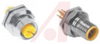 Connector, M12 Eurofast Female Receptacle, 5 Wire, Rear Mount w/PCB Pins - 70034754 - Allied Electronics, Inc.