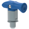 Spring Loaded Plunger, Thread-in, Small Size, With hold-open feature, , Blue - 56-481-008 - Southco