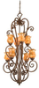 3223CC/NS11 Large Chandeliers-Glass Shade - 424149 - Capital Lighting, Inc.