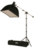 FL195K KIT: FL195K 110 TOTAL WS, FLASHLITE BASIC HAIR LIGHT SOFT BOX KIT w/BOOM ARM - 402345 - Smith-Victor Corporation