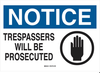 Admittance Sign - 95262 - Brady Corporation