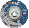 Weiler TIGER INOX Grinding Wheel - 5 in Diameter - Thickness 1/4 in - 58122 - 012382-58122 - R. S. Hughes Company, Inc.