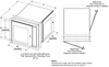 Wall Mount 90-Degree Right Hand Welded Stainless Steel Single Doors Pass Thrus (a.k.a. Static Pass Box, Transfer Hatch, Pass Through Chamber, Specimen Cabinet, or Airlock) -- CAP18W9-SST-18Wx18Hx18D (R.H.)