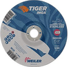 Weiler TIGER INOX Grinding Wheel - 7 in Diameter - 7/8 in Center Hole - Thickness 1/4 in - 58125 - 012382-58125 - R. S. Hughes Company, Inc.
