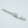 Power Feedthrough, 8000 Volts, 100 Amps, 1 Pin, 0.38″ Nickel Conductor, 0.747″ Dia Stainless Steel Weld Adapter - A0108-4-W - MPF Products, INC.