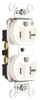 Duplex/Single Receptacle -- TR-8300HGRY - Image