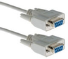RS-232 Serial Null Modem Cable, DB9F/DB9F, 1.8 m (6 ft) - BB-232NM9FF6 - Advantech