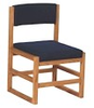 Side Chair with Sled Base-JC750 - JC750 - Jess Crate Furniture