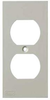 Wall Plate, 2 Module, White; Accessory Type Hubbell Wiring Devices - 91F2395 - Newark, An Avnet Company