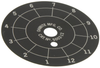 Plate, Dial, 2.75In Diameter; No. Of Turns Ohmite - 64K9249 - Newark, An Avnet Company