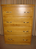 Four Drawer Dresser with Silver Handles-JC204SH - JC204SH - Jess Crate Furniture