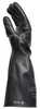 North B254GI Black Small Butyl Unsupported Chemical-Resistant Gloves - Smooth Finish - 14 in Length - NORTH B254GI/S - NORTH B254GI/S - R. S. Hughes Company, Inc.