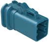 Automotive Housing, Plug, 6Pos, 25A, Blu; Product Range Amphenol Sine/tuchel - 75AH8401 - Newark, An Avnet Company