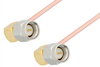 SMA Male Right Angle to SMA Male Right Angle Cable 48 Inch Length Using RG402 Coax - PE3819-48 - Pasternack