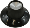 Straight Knurled Skirt Knob, 6.35Mm; Shaft Type Alcoswitch Te Connectivity - 57F2365 - Newark, An Avnet Company