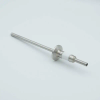 Power Feedthrough, 12000 Volts, 1 Tube, 0.25″ Nickel Conductor, 1.18″ QF / KF Flange - A0117-6-QF - MPF Products, INC.