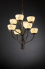 FAL-8788-35-DBRZ Mid. Chandeliers-Glass Up - 497827 - Capital Lighting, Inc.