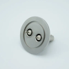BNC Coaxial Feedthrough, 2 Pins, Grounded Shield, 2.16″ QF / KF Flange - A0476-3-QF - MPF Products, INC.