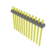 Headers, Male Pins - 612-MTMM-112-13-L-S-090-ND - DigiKey