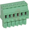 Plug, Terminal Block; 8 A; 160 V; 3.5 mm; 6; Screw; 2.5 kV; 160 V; Polyamide - 70054724 - Allied Electronics, Inc.
