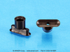 Small Oval Vacuum Suction Cup - OC6-18-NBR - ANVER Corporation