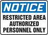 Admittance & Exit Signs - 