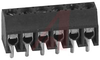PCB, Terminal Block; 28 to 16 AWG; 6; Front; 6 A; 300 V; Tubular Screw - 70078389 - Allied Electronics, Inc.