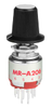 Half-Inch Diameter Process Sealed Rotaries - MRA206-CB - NKK Switches