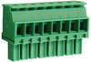 Terminal Block, Pluggable, 8Pos; Pitch Spacing Camdenboss - 78Y6364 - Newark, An Avnet Company