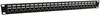 1.75x19 (1U) 24 Port Right Angle Category 6 Shielded Feed-Thru Coupler Panel With Cable Manager Rohs Compliant L-Com - 29AH3109 - Newark, An Avnet Company