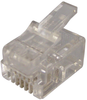 Rj11 Plug, 6 Position, 4Cont; Modular Connector Type Multicomp Pro - 15R3069 - Newark, An Avnet Company