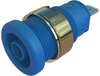 Connector, 4Mm Socket, Blue, 25A, Qc Rohs Compliant Hirschmann Test And Measurement - 57AK6995 - Newark, An Avnet Company
