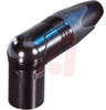 CABLE END RX SERIES 3 PIN MALE RIGHT ANGLE - BLACK/GOLD - 70088345 - Allied Electronics, Inc.